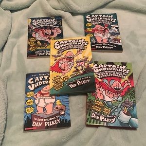 Set of 5 Captain Underpants